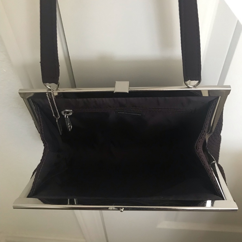 The Sak Burgundy Crochet Handbag - Picture 2 of 4